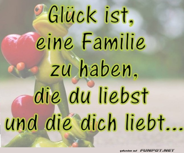 Glueck ist eine Familie