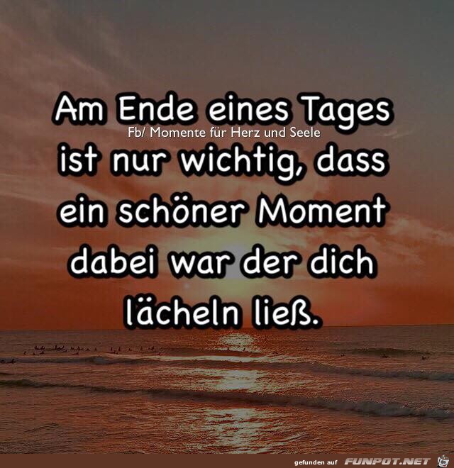 Am Ende eines Tages