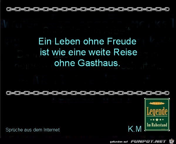 ein Leben ohne ein Leben ohne