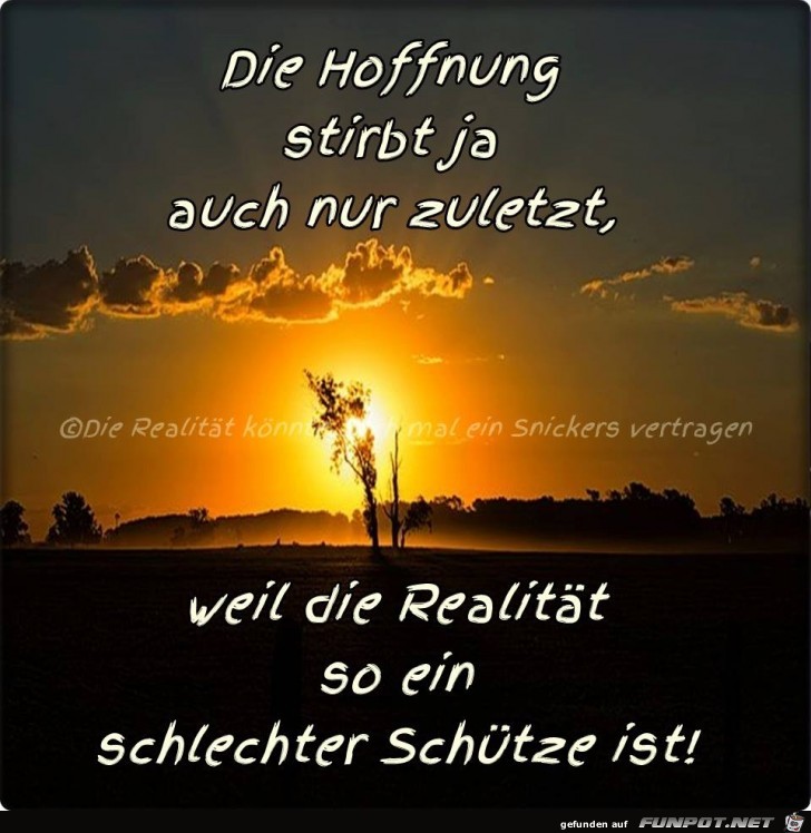Die Hoffnung stirbt zuletzt Die Hoffnung stirbt zuletzt
