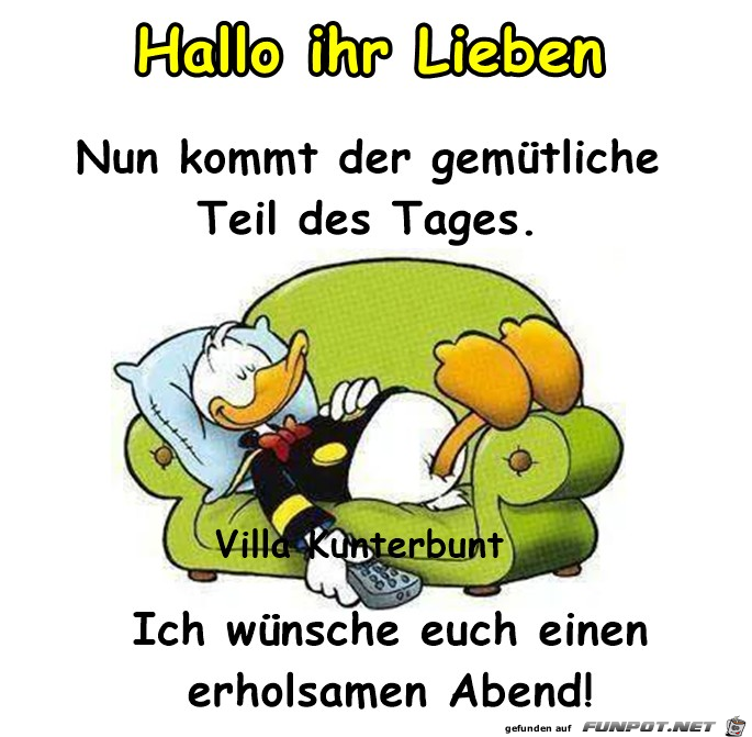 Hallo ihr Lieben Hallo ihr Lieben