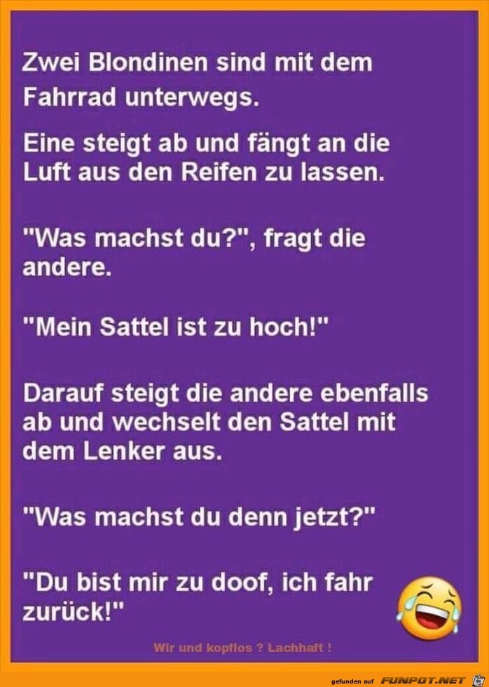 Zwei Blondinen...