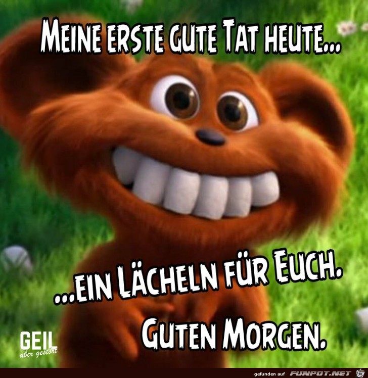 Meine erste gute Tat Meine erste gute Tat