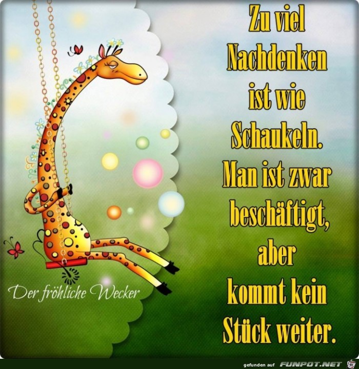 Zuviel Nachdenken