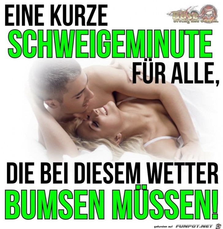 Eine kurze Schweigeminute Eine kurze Schweigeminute