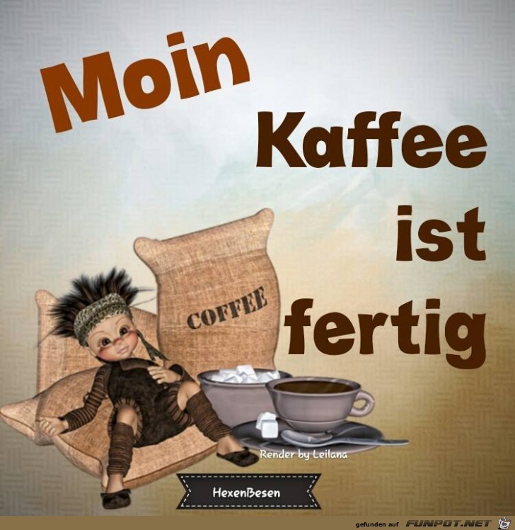 Kaffee ist fertig Kaffee ist fertig