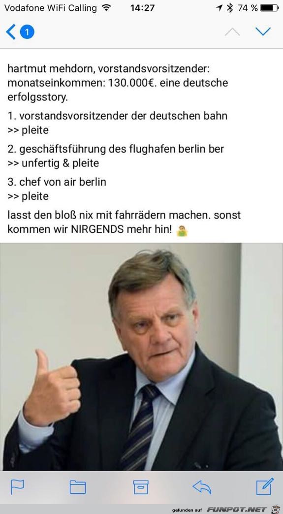 H. Mehdorn