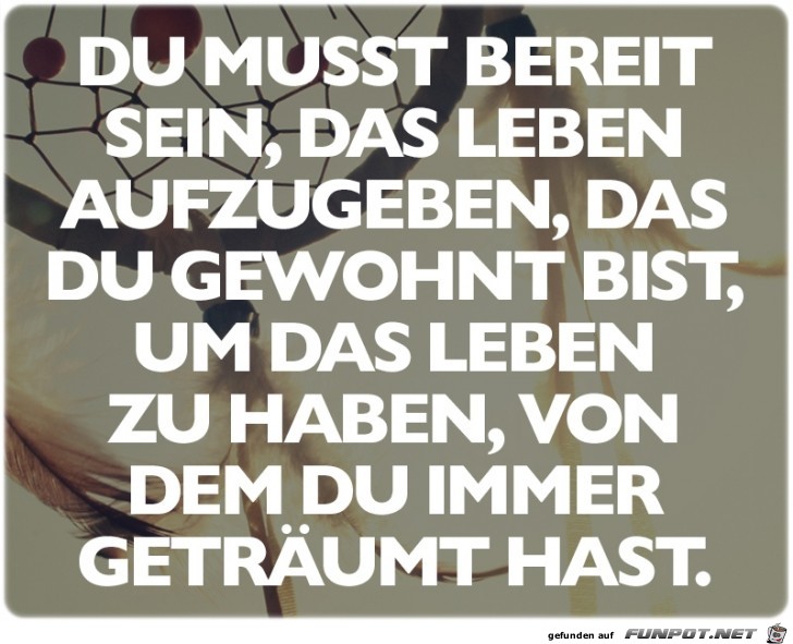 Du musst bereit sein.. Du musst bereit sein..