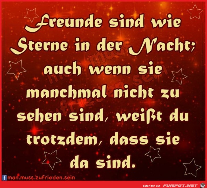 Freunde sind wie Sterne Freunde sind wie Sterne