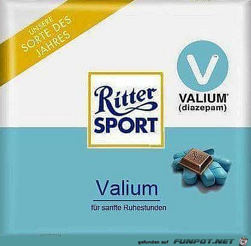 Neue Rittersport-Valium Neue Rittersport-Valium