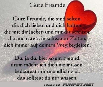 gute Freunde gute Freunde