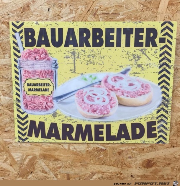 Bauarbeiter-Marmelade im Ruhrgebiet Bauarbeiter-Marmelade im Ruhrgebiet