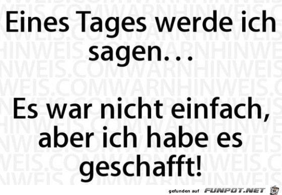 Eines Tages Eines Tages