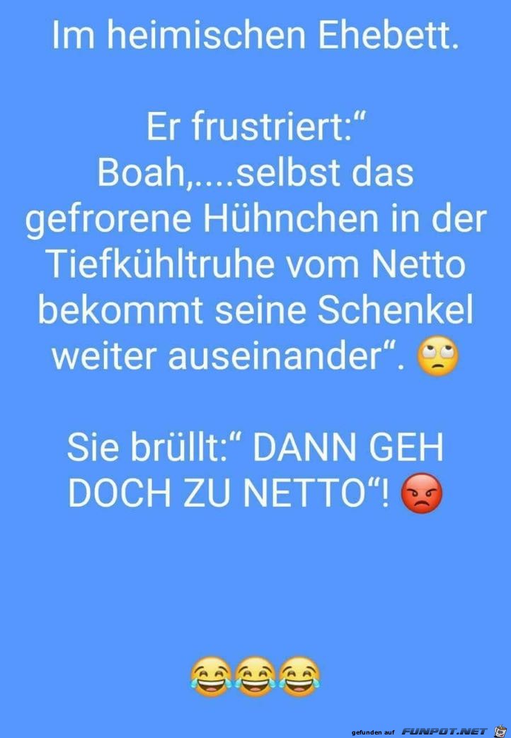 Im heimischen Ehebett... Im heimischen Ehebett...