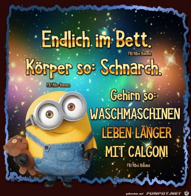 Endlich im Bett Endlich im Bett