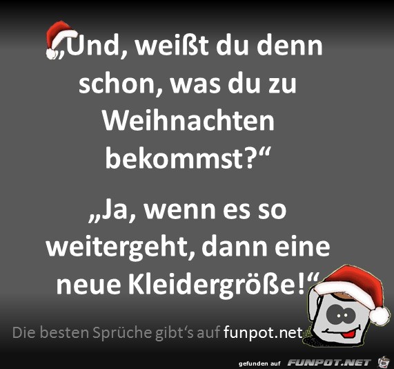 Was bekommst du zu Weihnachten Was bekommst du zu Weihnachten