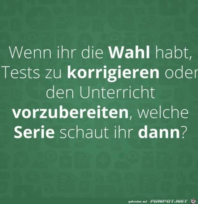 Wenn ihr die Wahl habt Wenn ihr die Wahl habt
