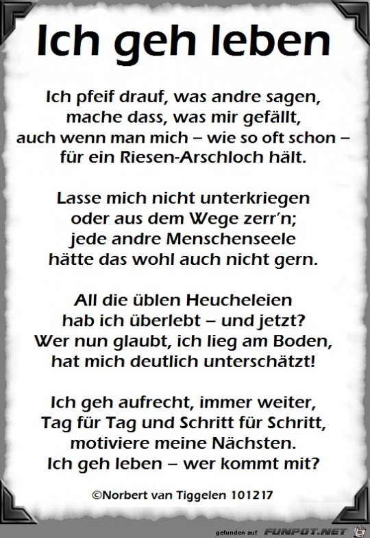 Ich geh leben 2017 Ich geh leben 2017