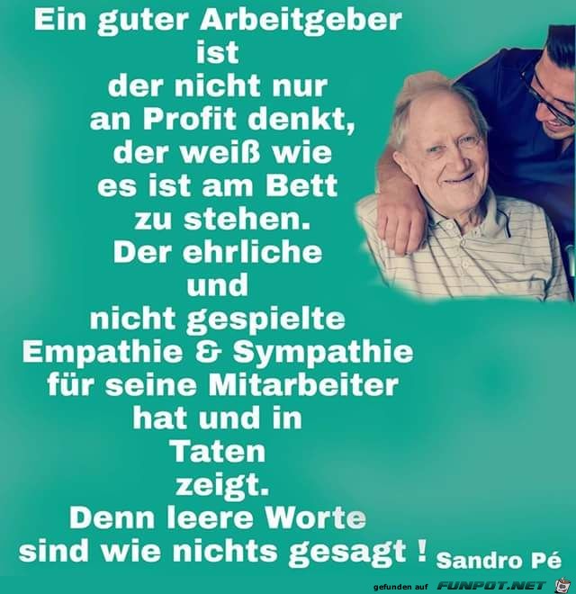 Ein guter Arbeitgeber Ein guter Arbeitgeber