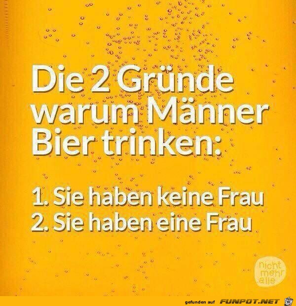 2 Grnde warum Mnner Bier trinken