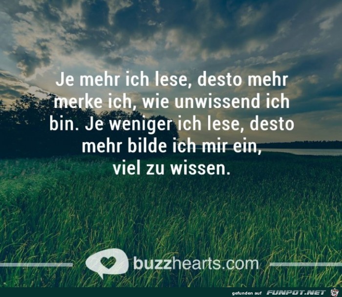 Je mehr ich lese Je mehr ich lese