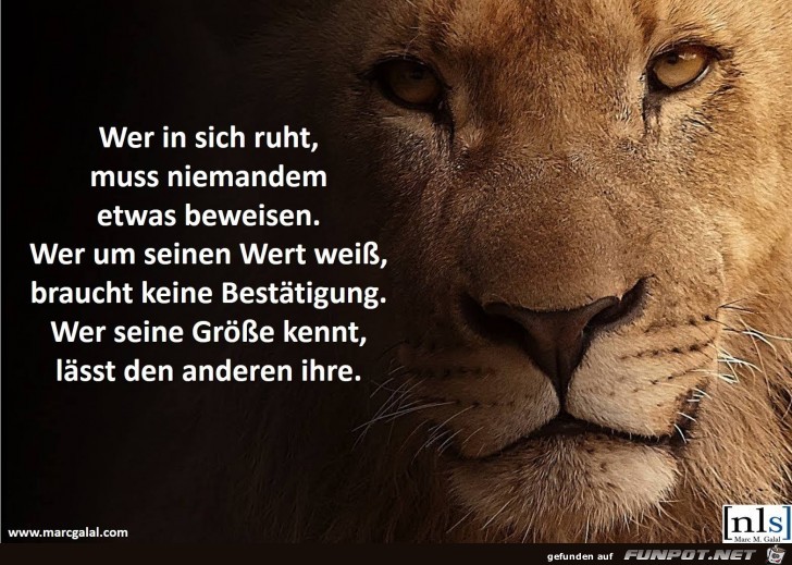 Wer in sich ruht