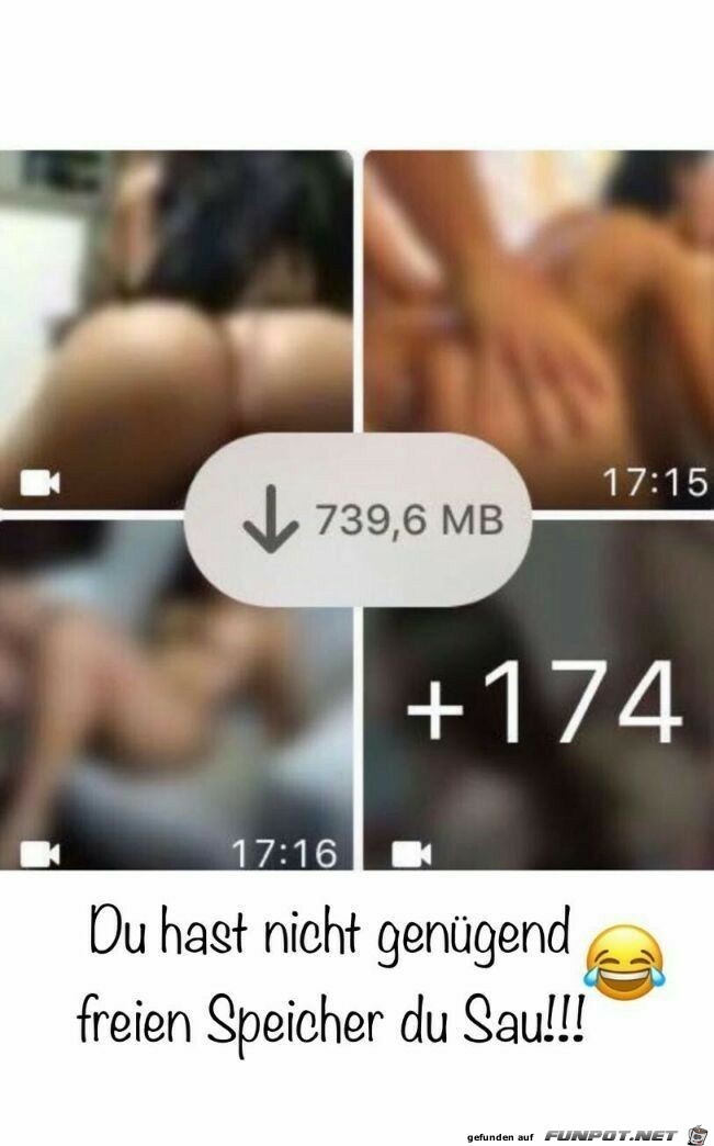 Nicht genügend Speicher :-) Nicht genügend Speicher :-)