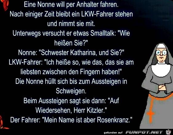 Nonne per Anhalter Nonne per Anhalter