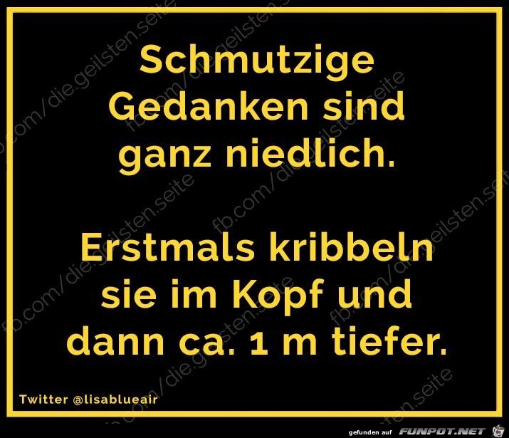 schmutzige Gedanken
