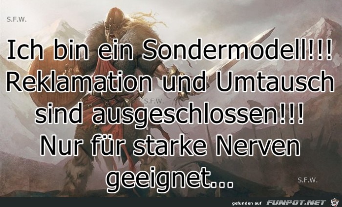 sondermodel