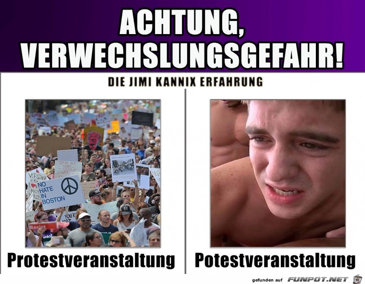 Protestveranstaltung vs. Potestveranstaltung Protestveranstaltung vs. Potestveranstaltung