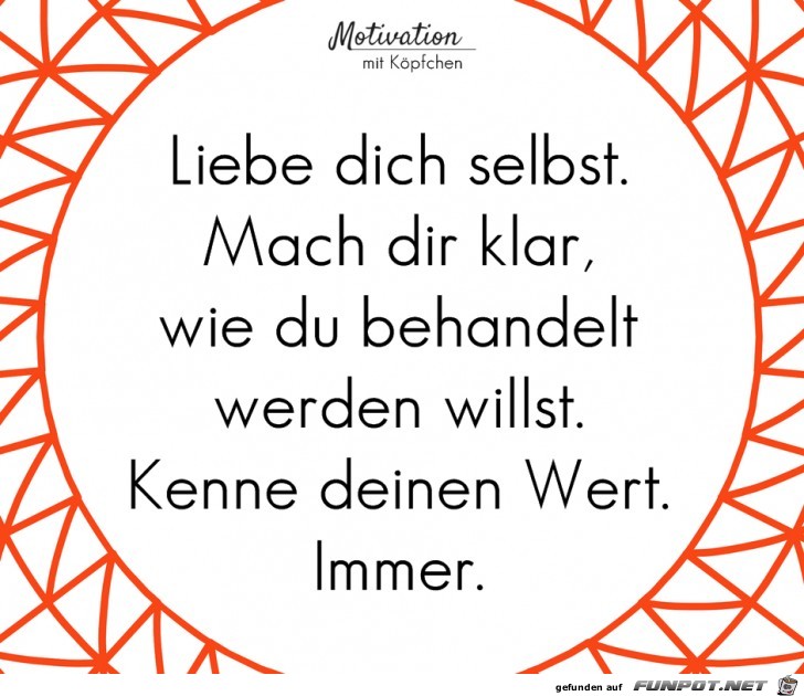 Liebe dich selbst