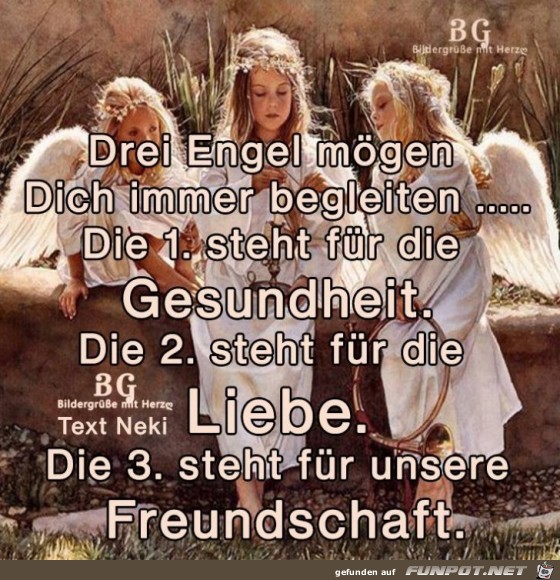 Drei Engel moegen dich begleiten Drei Engel moegen dich begleiten