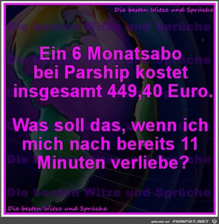 Parship monatsabo