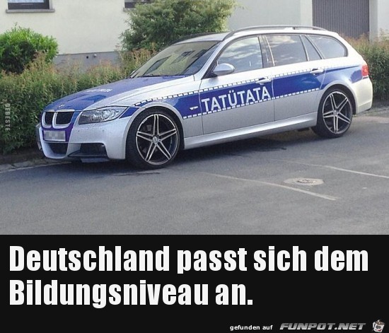 Deutschland passt sich an..