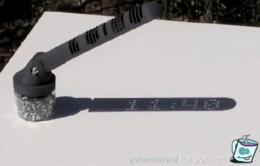 Coole Sonnenuhr Coole Sonnenuhr