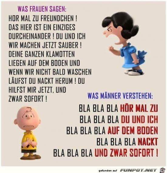 Was Frauen sagen und Männer verstehen Was Frauen sagen und Männer verstehen
