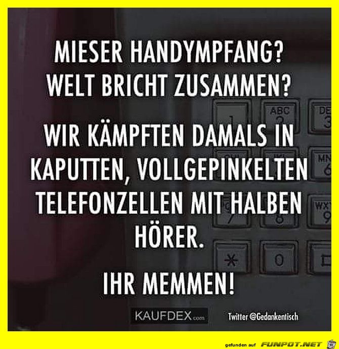 Handyempfang Handyempfang