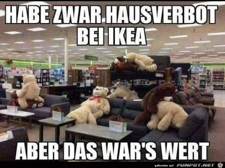 Hausverbot bei IKEA Hausverbot bei IKEA