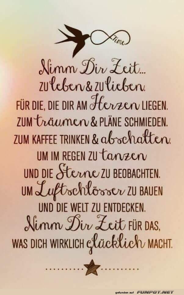 Nimm dir Zeit