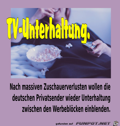 TV-Unterhaltung TV-Unterhaltung
