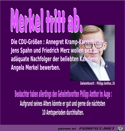 Merkel-Nachfolger Merkel-Nachfolger