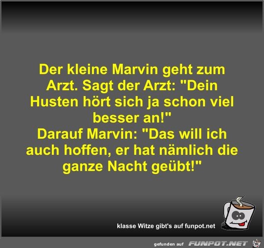 Der kleine Marvin geht zum Arzt Der kleine Marvin geht zum Arzt