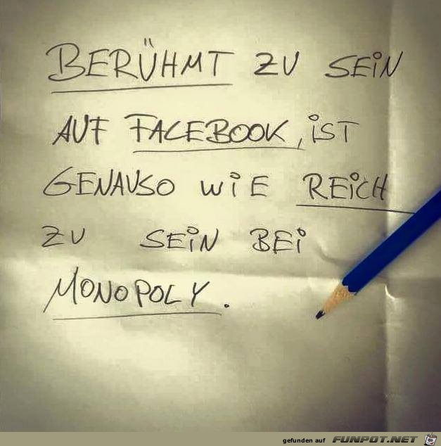 Berhmt zu sein