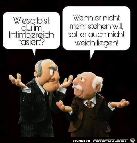 Warum bist du im Intimbereich rasiert? Warum bist du im Intimbereich rasiert?