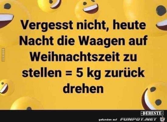 Waagen umstellen Waagen umstellen