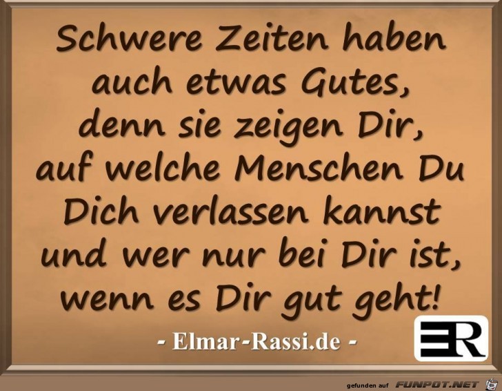 Schwere Zeiten