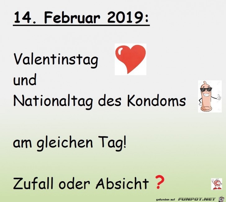 Valentin und Kondom Valentin und Kondom