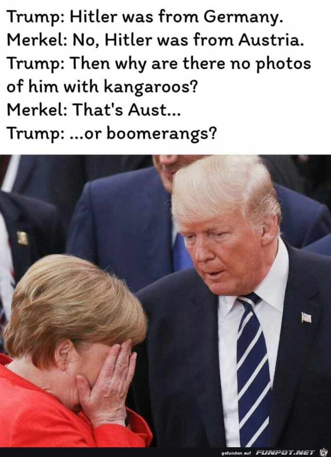 Trump und Merkel Trump und Merkel