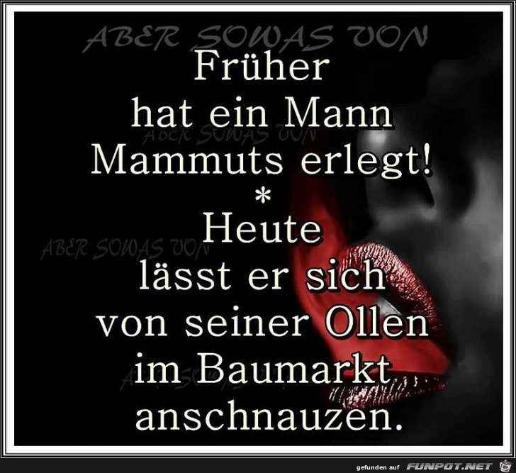 Unterschied Mnner frher und heute
